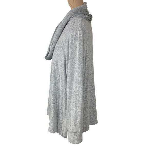 Cupio Cowl Neck Sweater Grey Viscose Long Sleeve Tunic Size 1X Women's - Picture 2 of 6